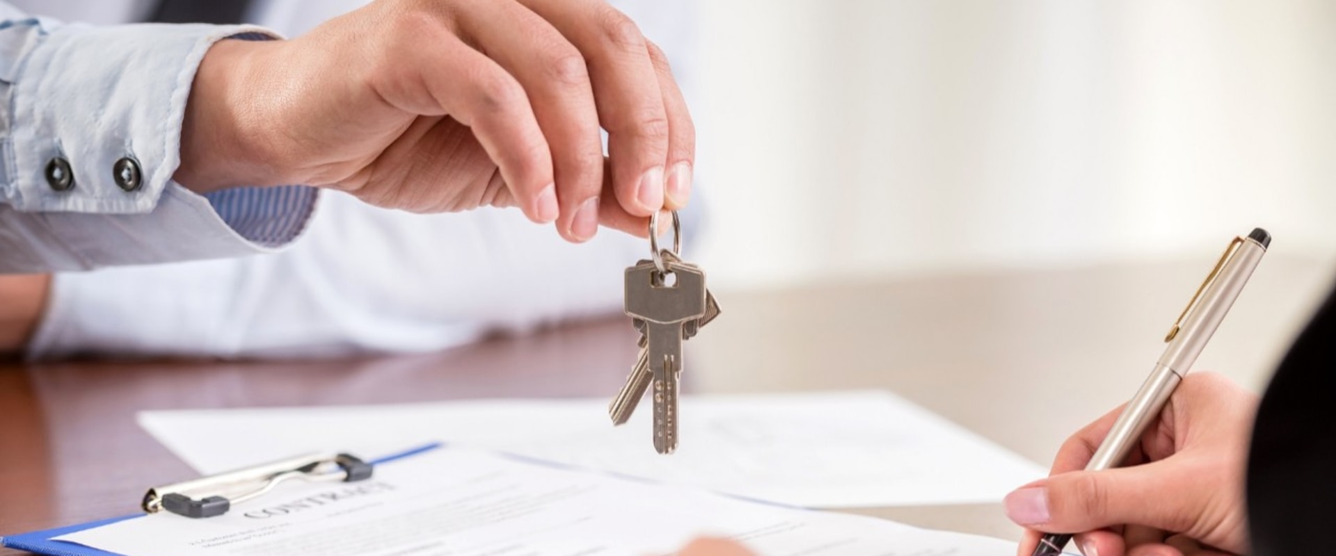 What are the main aspects or components of a property management contract?